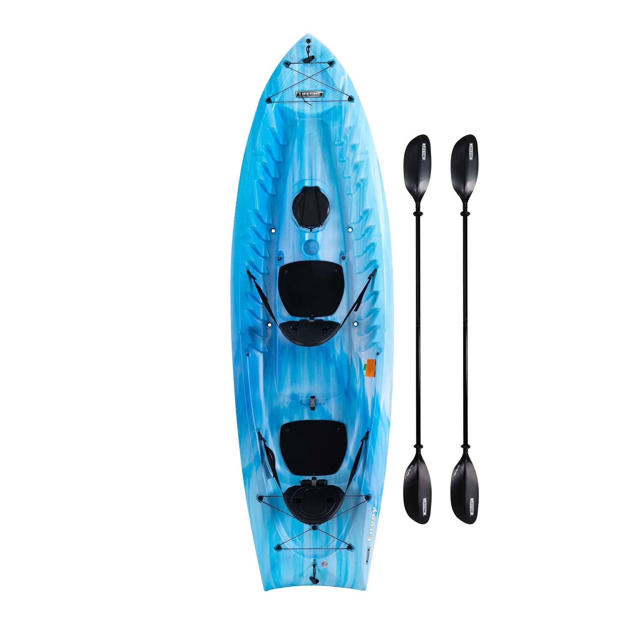 Lifetime Envoy 10.5 Ft. Sit-on-Top Tandem Kayak, Sky Fusion (91192)