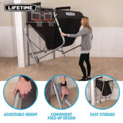 Lifetime New Double Shot Deluxe Basketball Arcade Game - Standard AC Electrical or Batteries (90648)