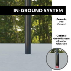 Lifetime Adjustable In-Ground Basketball Hoop (54-Inch Acrylic) - 90469
