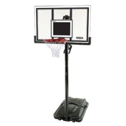 Lifetime 54-Inch Shatterproof Portable Basketball Hoop with Power Lift Adjustment & Slam-It Pro Rim 71524