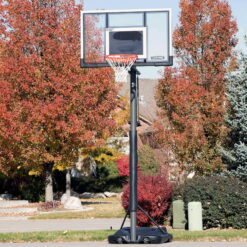 Lifetime 54-Inch Shatterproof Portable Basketball Hoop with Power Lift Adjustment & Slam-It Pro Rim 71524