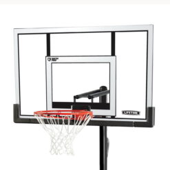 Lifetime 52-Inch Shatterproof Portable Basketball Hoop with Action Grip Adjustment & Slam-It Rim 90176