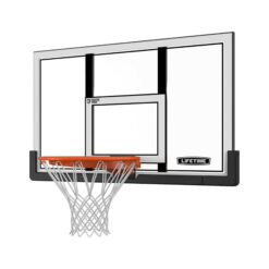Lifetime New Basketball Backboard and Rim Combo (48 inch Polycarbonate) - 73729