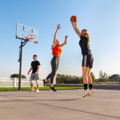 Lifetime 7.5' - 10' Adjustable Height 54" Acrylic In-Ground Basketball System (90878)