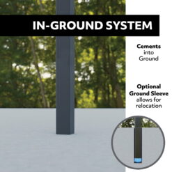 Lifetime Adjustable In-Ground Basketball Hoop (54-Inch Polycarbonate) - 90698