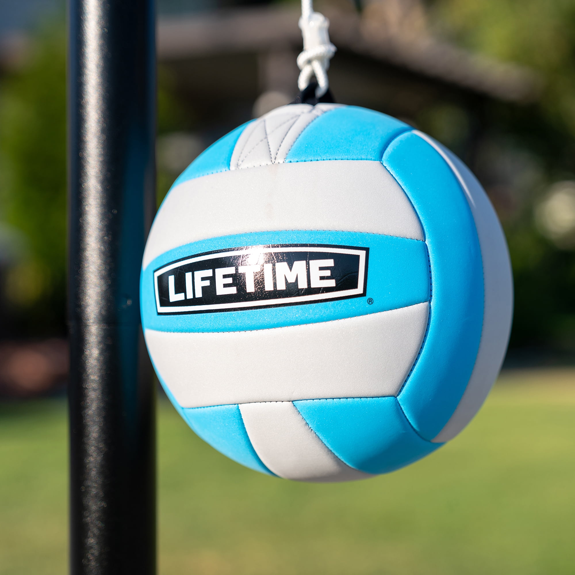 Lifetime Portable 96" Tetherball System with Steel Pole, Ball and Cord and Polyethylene Base (90029)