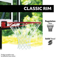 Lifetime 44-Inch Shatterproof Portable Basketball Hoop with Quick Adjust & Classic Rim - Model 90023-Outdoor Play