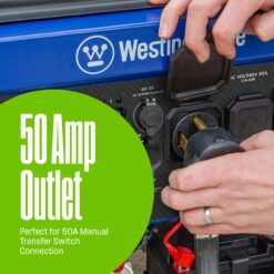 Westinghouse WGen10500DFc Remote Start 13500 / 10500 -Watt Dual fuel Portable Generator