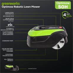 Greenworks Robotic Lawn Mower (1/2 to 1 acre)