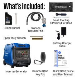 Westinghouse iGen5000DFc 50 State 5000 -Watt Dual Fuel (Gasoline/Propane) Inverter Generator