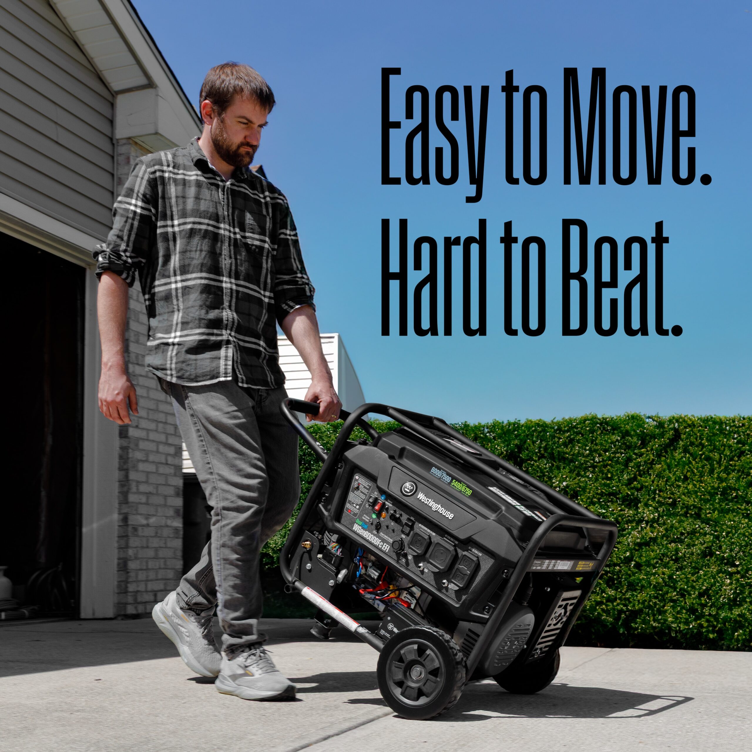Westinghouse : WGen6000DFc EFI 50 State Remote Electric Start 7500 / 6000 -Watt Dual fuel Portable Generator