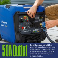 Westinghouse iGen8200TFc Tri-Fuel Inverter Generator 8200 -Watt Tri-Fuel (Gasoline/Propane/Natural Gas) Inverter Generator