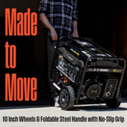 Westinghouse WGen9500TFc EFI 50 State Remote Electric Start 12500 / 9500 -Watt Tri fuel Portable Generator
