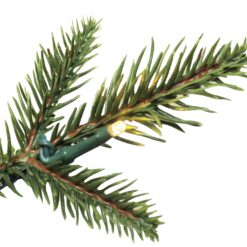 GE 9-ft Madison Fir Pre-lit Artificial Christmas Tree with White LED Lights