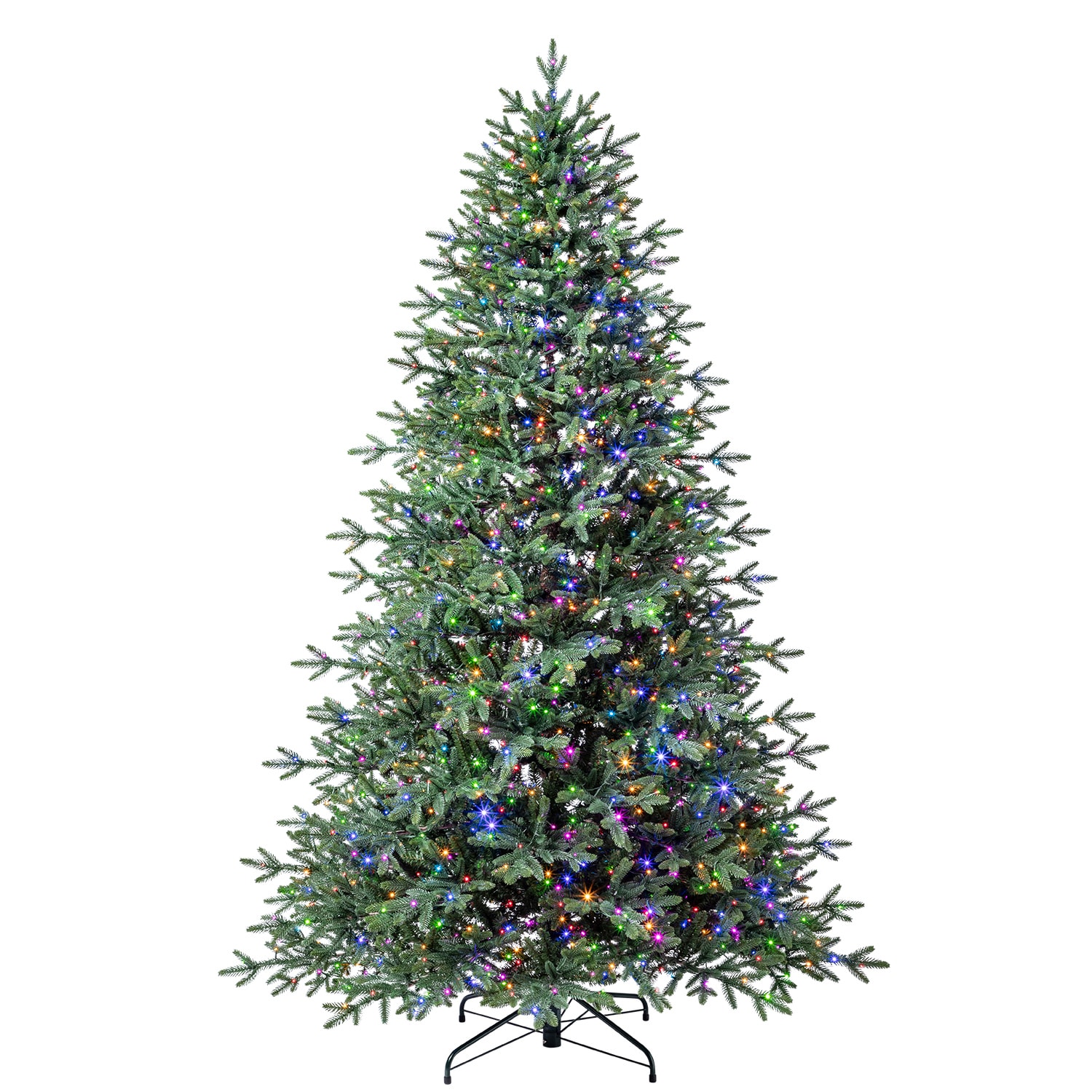 Tree Classics by Balsam Hill 7.5-ft Lake Tahoe Pre-lit Artificial Christmas Tree with Color Changing LED Lights