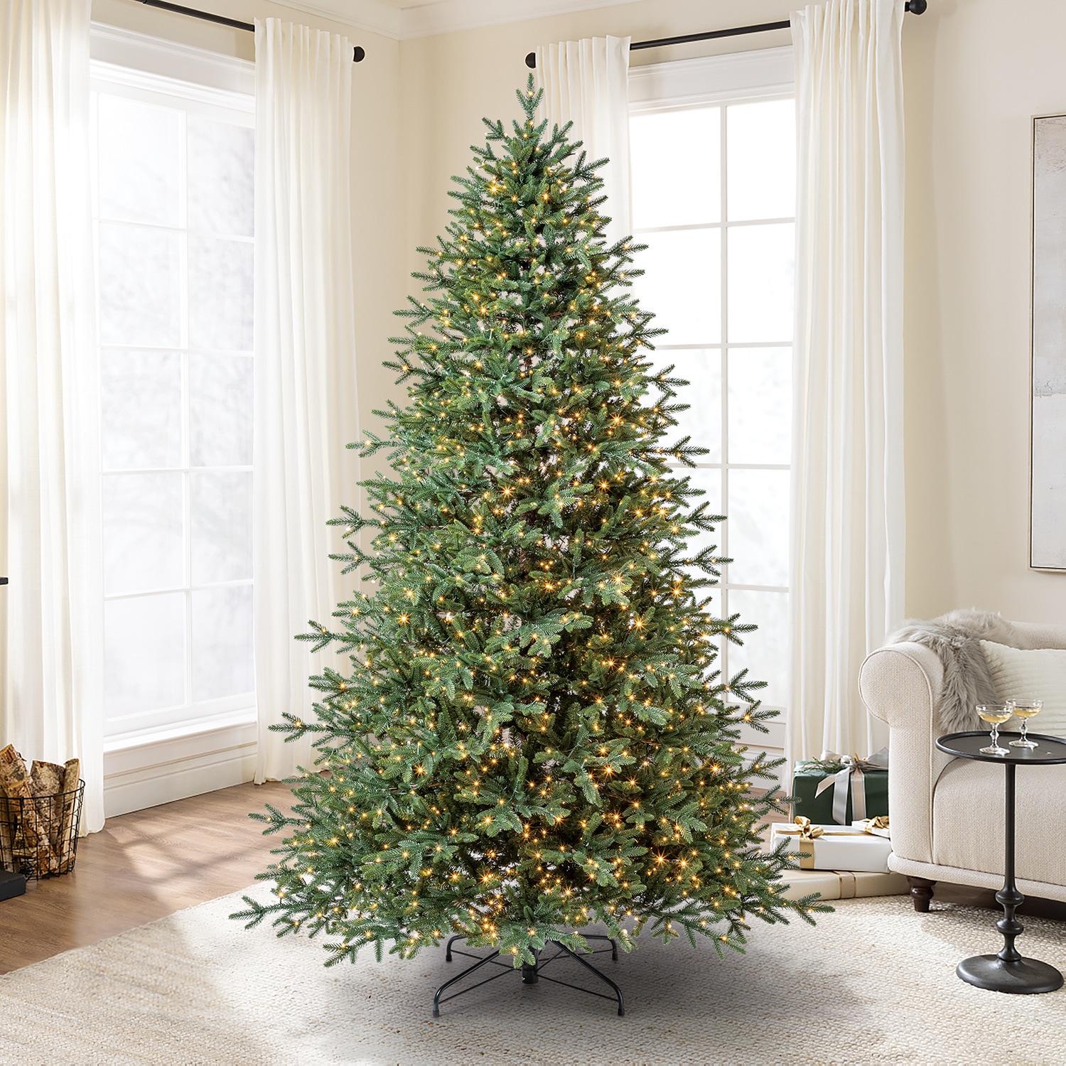 Tree Classics by Balsam Hill 7.5-ft Lake Tahoe Pre-lit Artificial Christmas Tree with Color Changing LED Lights