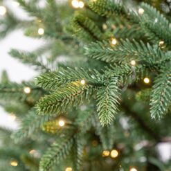 Tree Classics by Balsam Hill 7.5-ft Lake Tahoe Pre-lit Artificial Christmas Tree with Color Changing LED Lights
