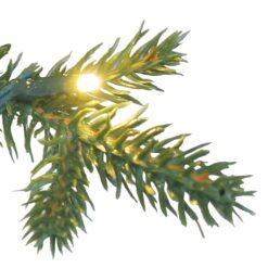 GE 9-ft Montana Fir Pre-lit Artificial Christmas Tree with White LED Lights