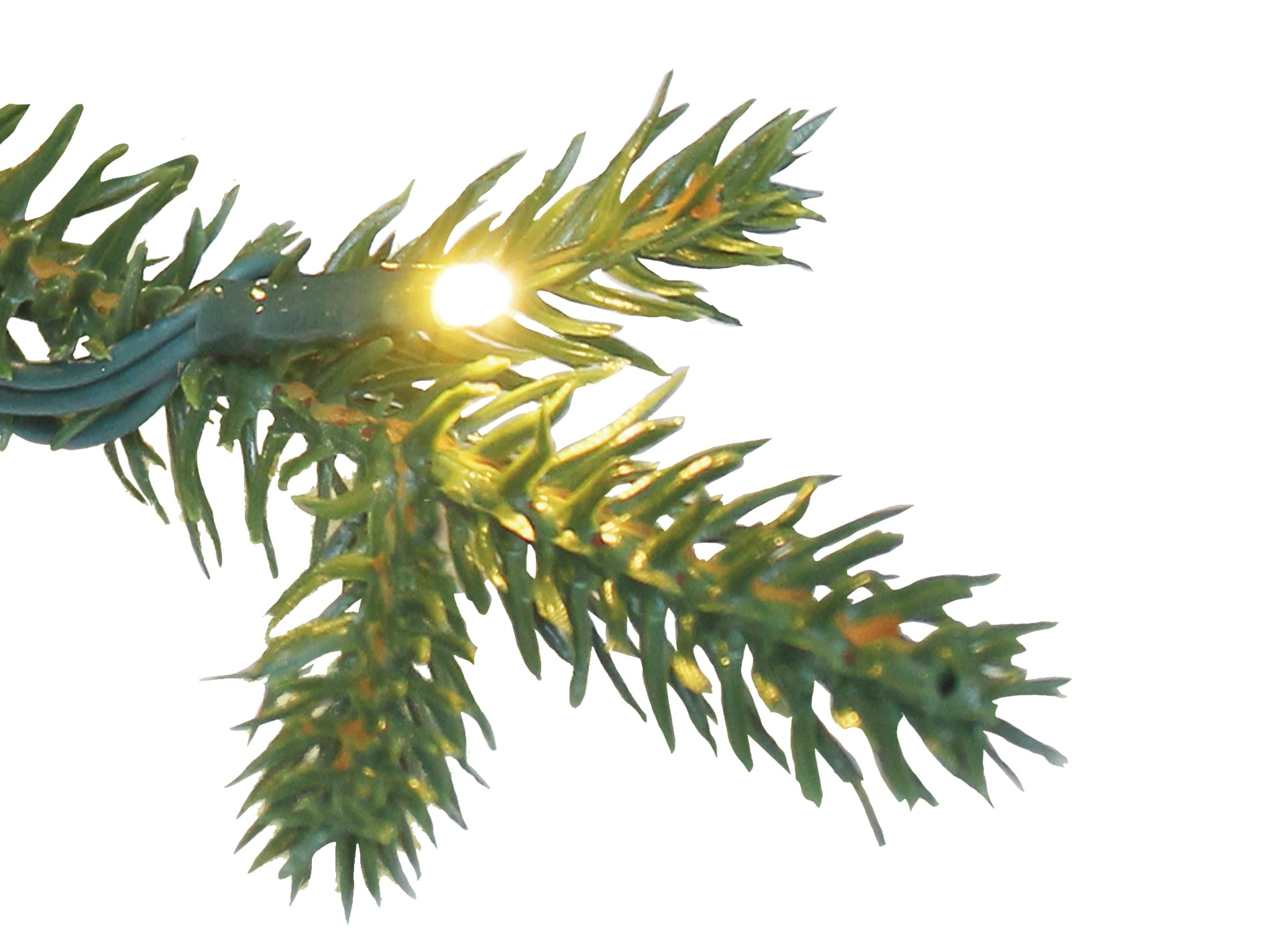 GE 9-ft Montana Fir Pre-lit Artificial Christmas Tree with White LED Lights