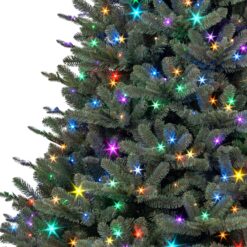 GE 7.5-ft Grand Sonoma Fir Pre-lit Artificial Christmas Tree with Color Changing LED Lights