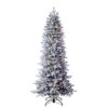 Tree Classics by Balsam Hill 7.5-ft Slim Flocked Snowy Redwood Pre-lit Artificial Christmas Tree with Color Changing LED Lights