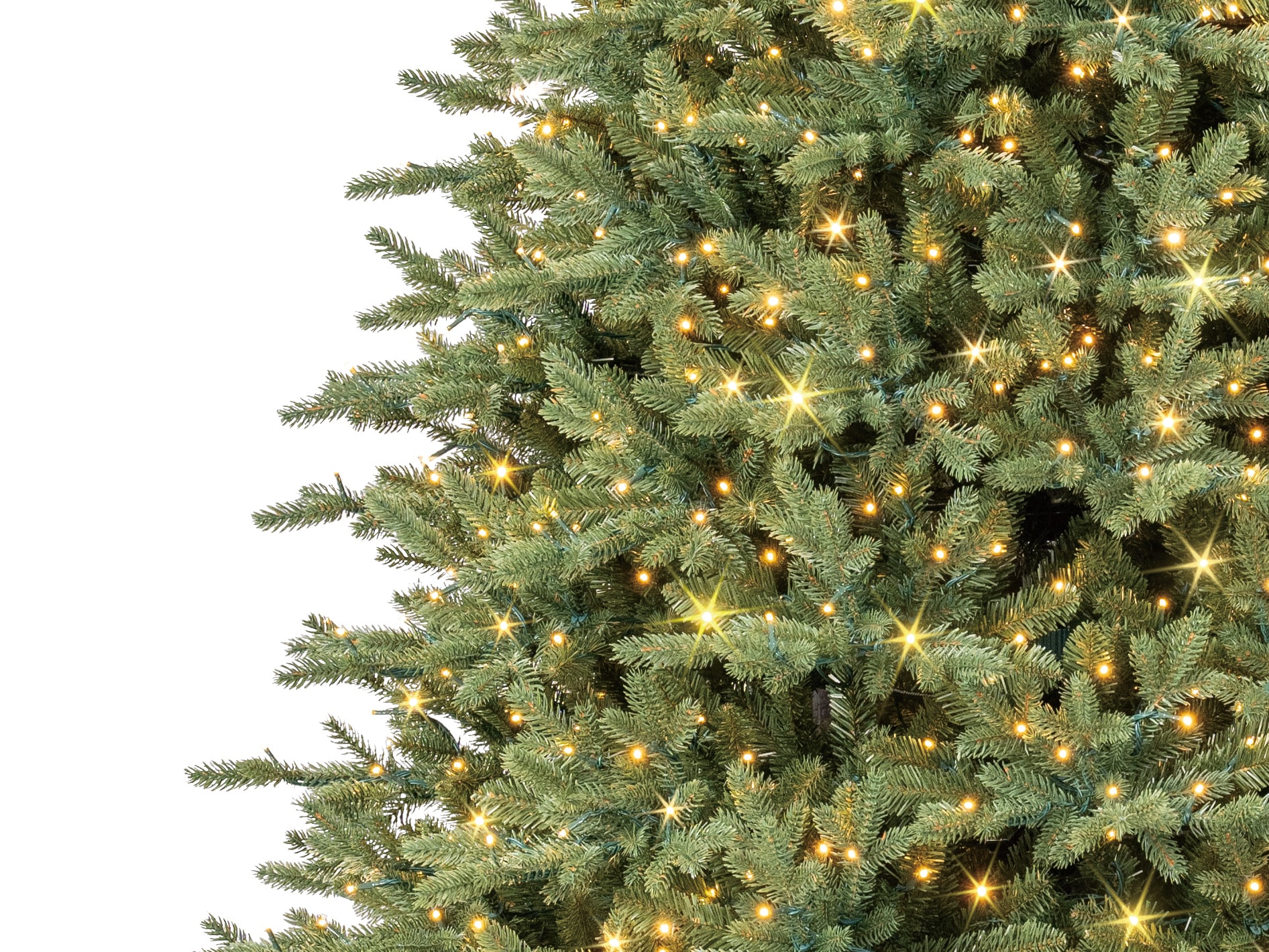 GE 9-ft Aspen Fir Pre-lit Artificial Christmas Tree with Color Changing LED Lights