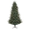 GE 7.5-ft Hamilton Fir Pre-lit Artificial Christmas Tree with Color Changing LED Lights