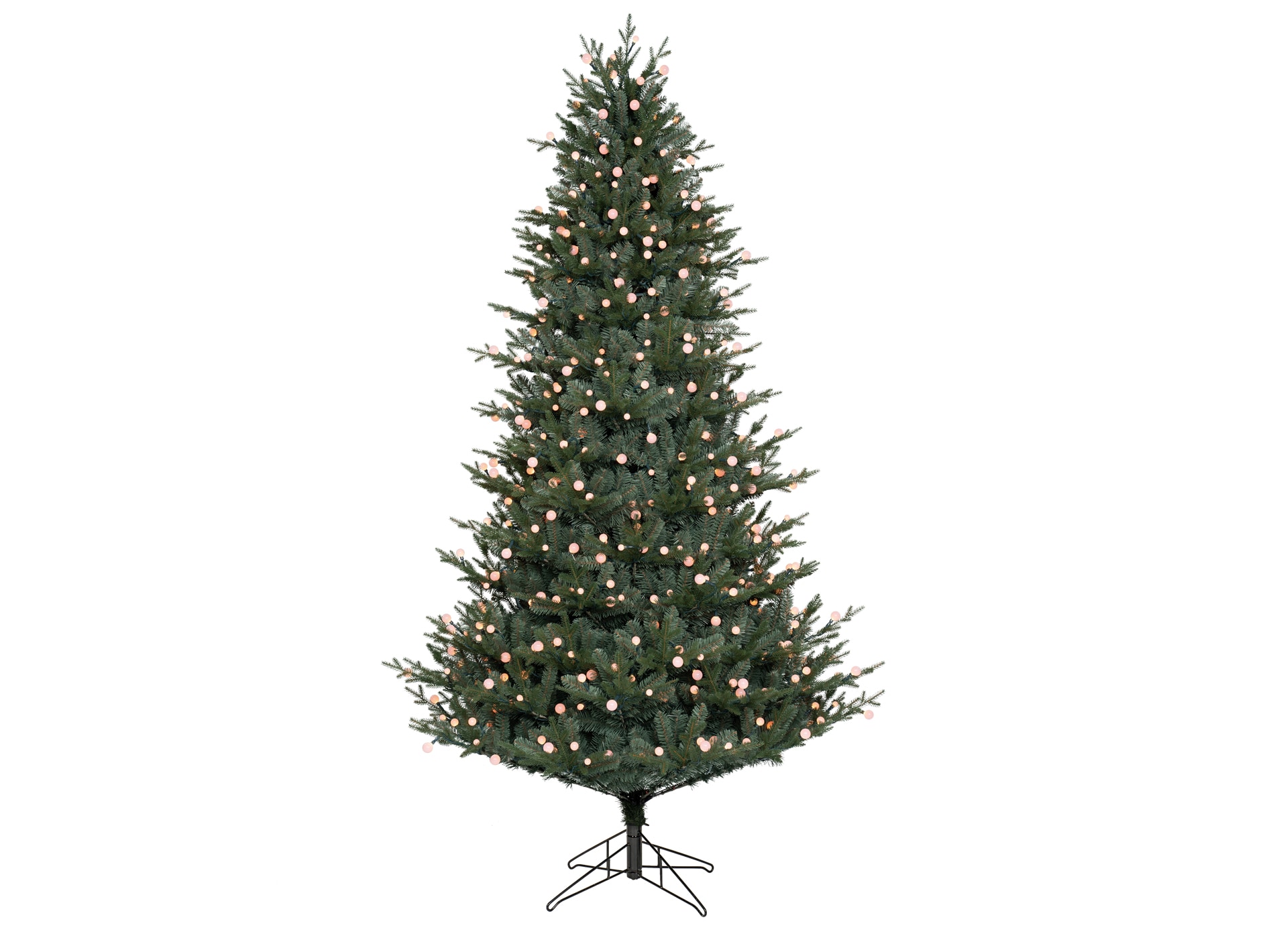 GE 7.5-ft Hamilton Fir Pre-lit Artificial Christmas Tree with Color Changing LED Lights