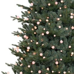GE 7.5-ft Hamilton Fir Pre-lit Artificial Christmas Tree with Color Changing LED Lights