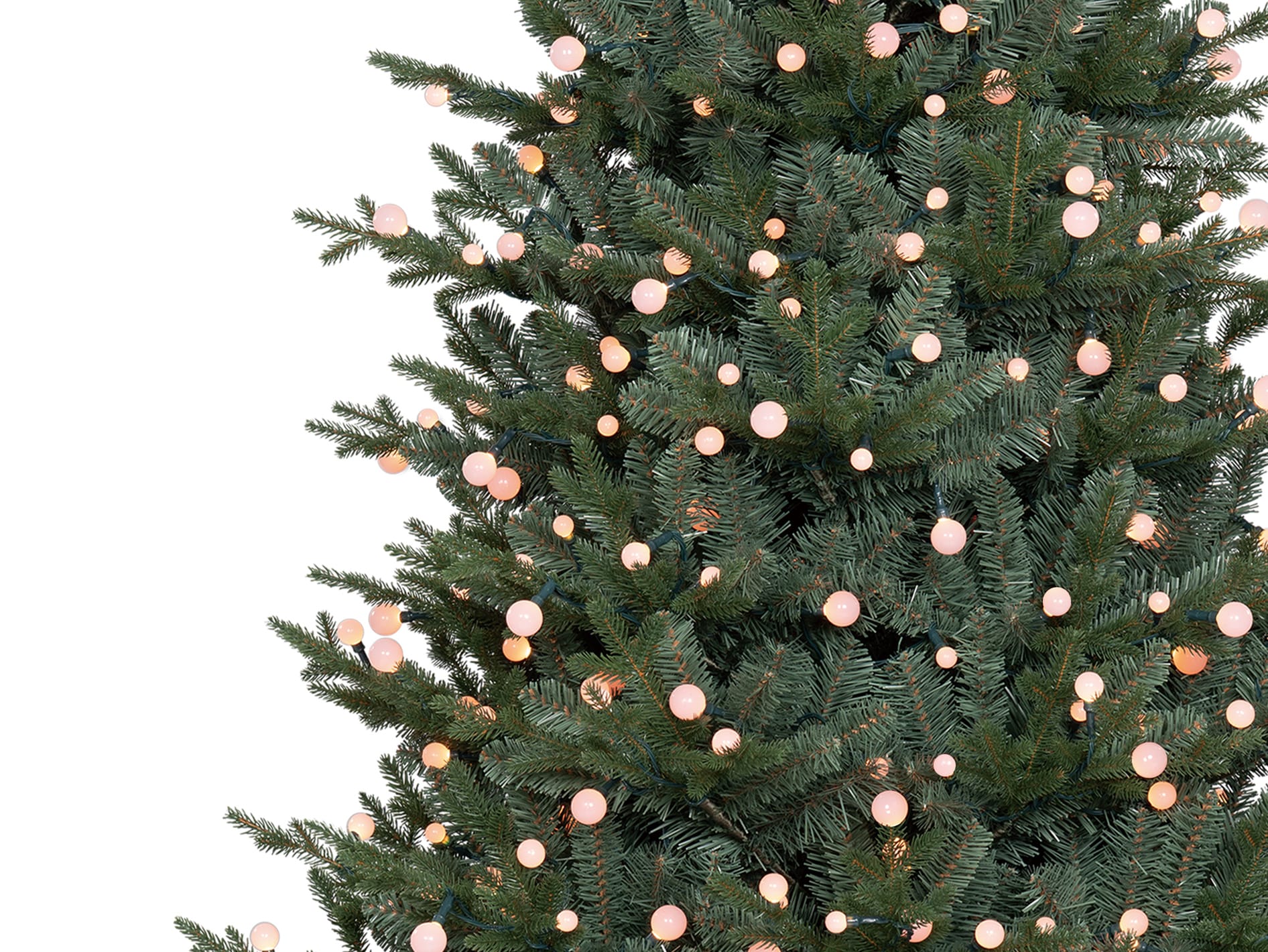 GE 7.5-ft Hamilton Fir Pre-lit Artificial Christmas Tree with Color Changing LED Lights