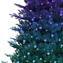 GE 7.5-ft Hamilton Fir Pre-lit Artificial Christmas Tree with Color Changing LED Lights