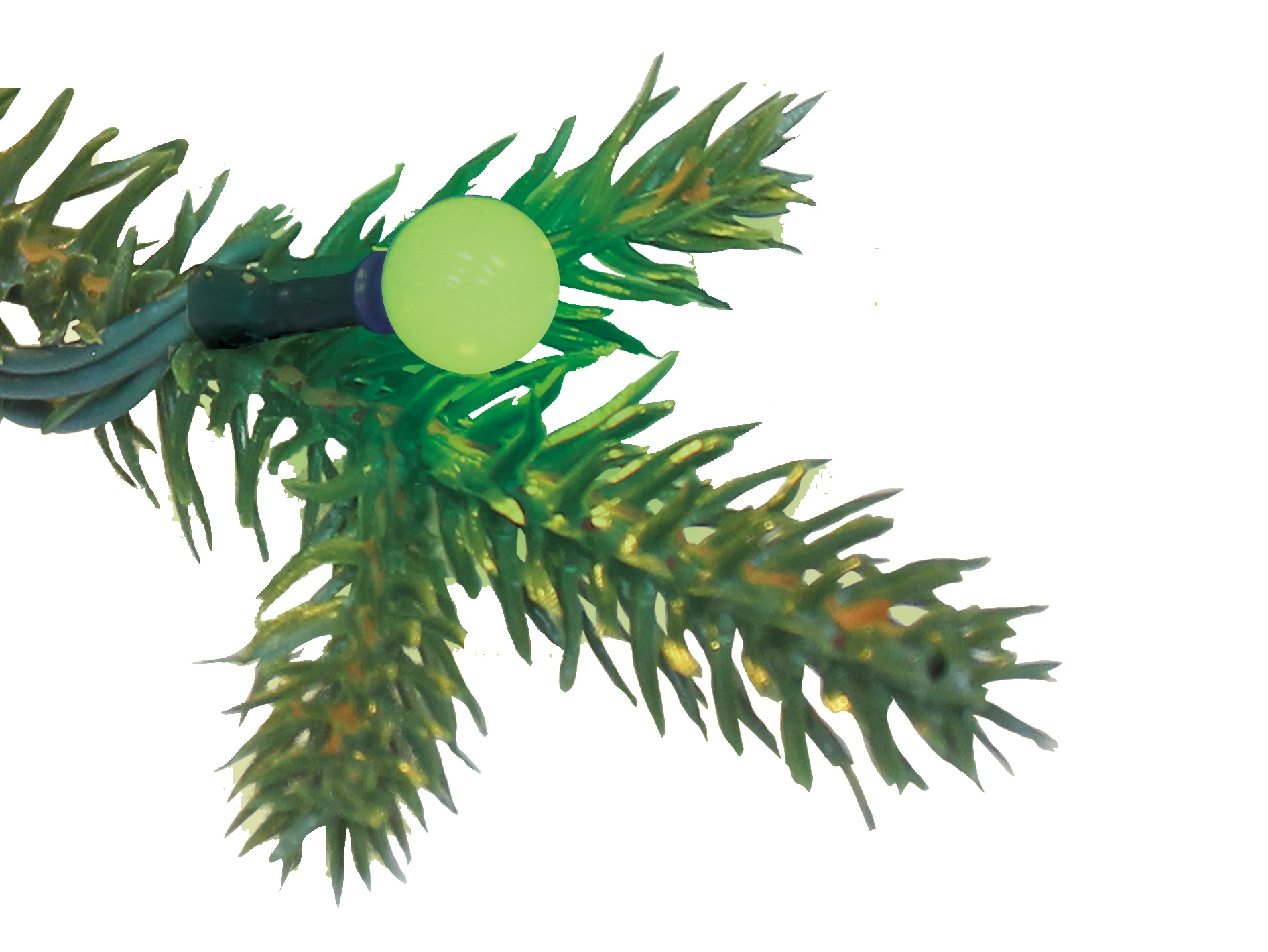 GE 7.5-ft Hamilton Fir Pre-lit Artificial Christmas Tree with Color Changing LED Lights