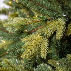 Holiday Living Hayden 9-ft Hayden pine Pre-lit Artificial Christmas Tree with Multicolor LED Lights