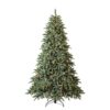 Tree Classics by Balsam Hill Deluxe Noble Fir 7-ft Fir Pre-lit Artificial Christmas Tree with White LED Lights