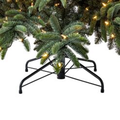 Tree Classics by Balsam Hill Deluxe Noble Fir 7-ft Fir Pre-lit Artificial Christmas Tree with White LED Lights