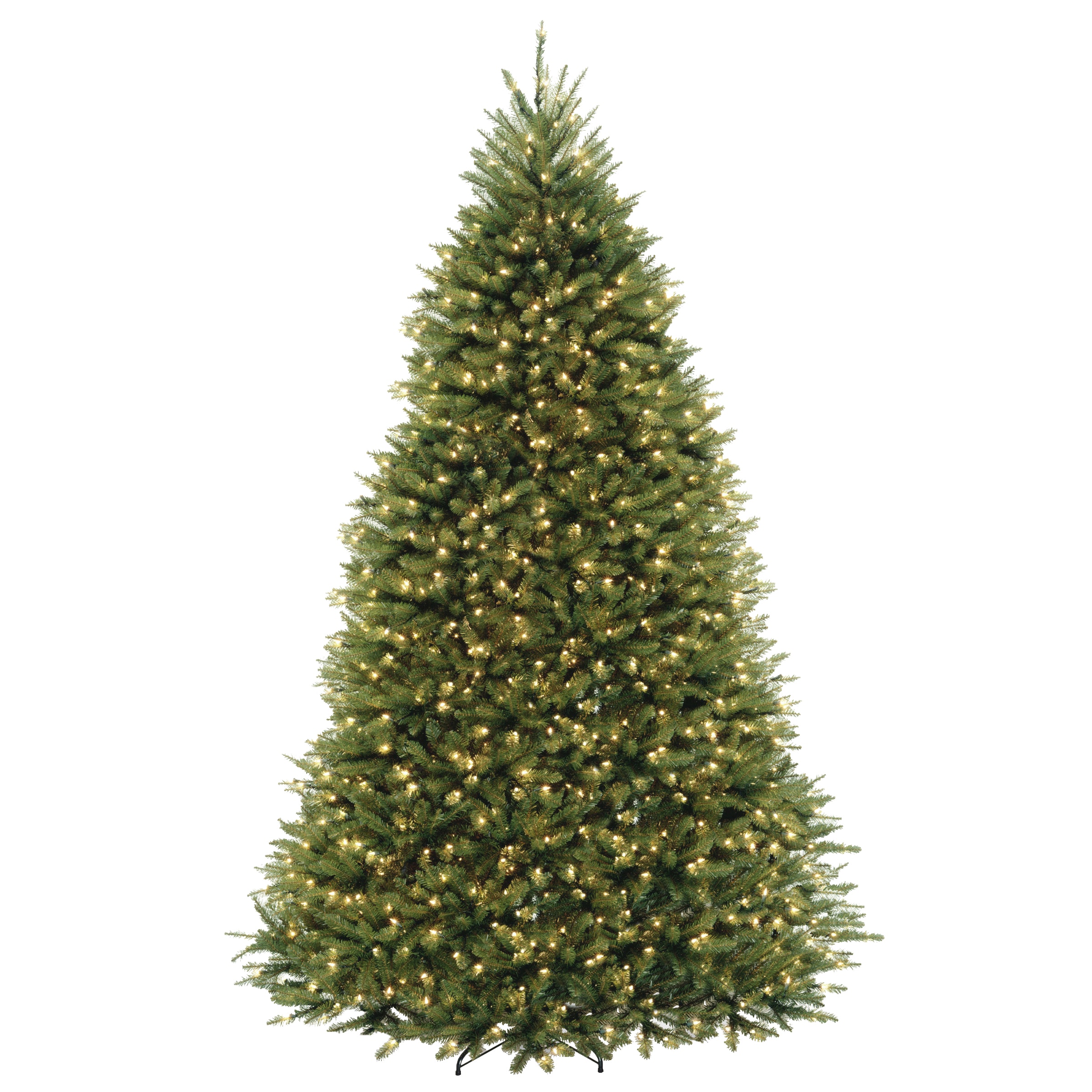 National Tree Company 9-ft Dunhill fir Pre-lit Artificial Christmas Tree LED Lights