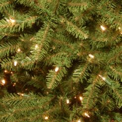 National Tree Company 9-ft Dunhill fir Pre-lit Artificial Christmas Tree LED Lights