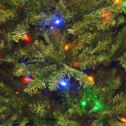 National Tree Company 9-ft Dunhill fir Pre-lit Artificial Christmas Tree LED Lights
