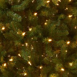 National Tree Company 9-ft Dunhill fir Pre-lit Artificial Christmas Tree LED Lights