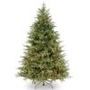 National Tree Company 6.5-ft Fraser fir Pre-lit Artificial Christmas Tree LED Lights
