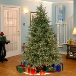 National Tree Company 6.5-ft Fraser fir Pre-lit Artificial Christmas Tree LED Lights