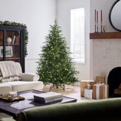 National Tree Company 6.5-ft Fraser fir Pre-lit Artificial Christmas Tree LED Lights