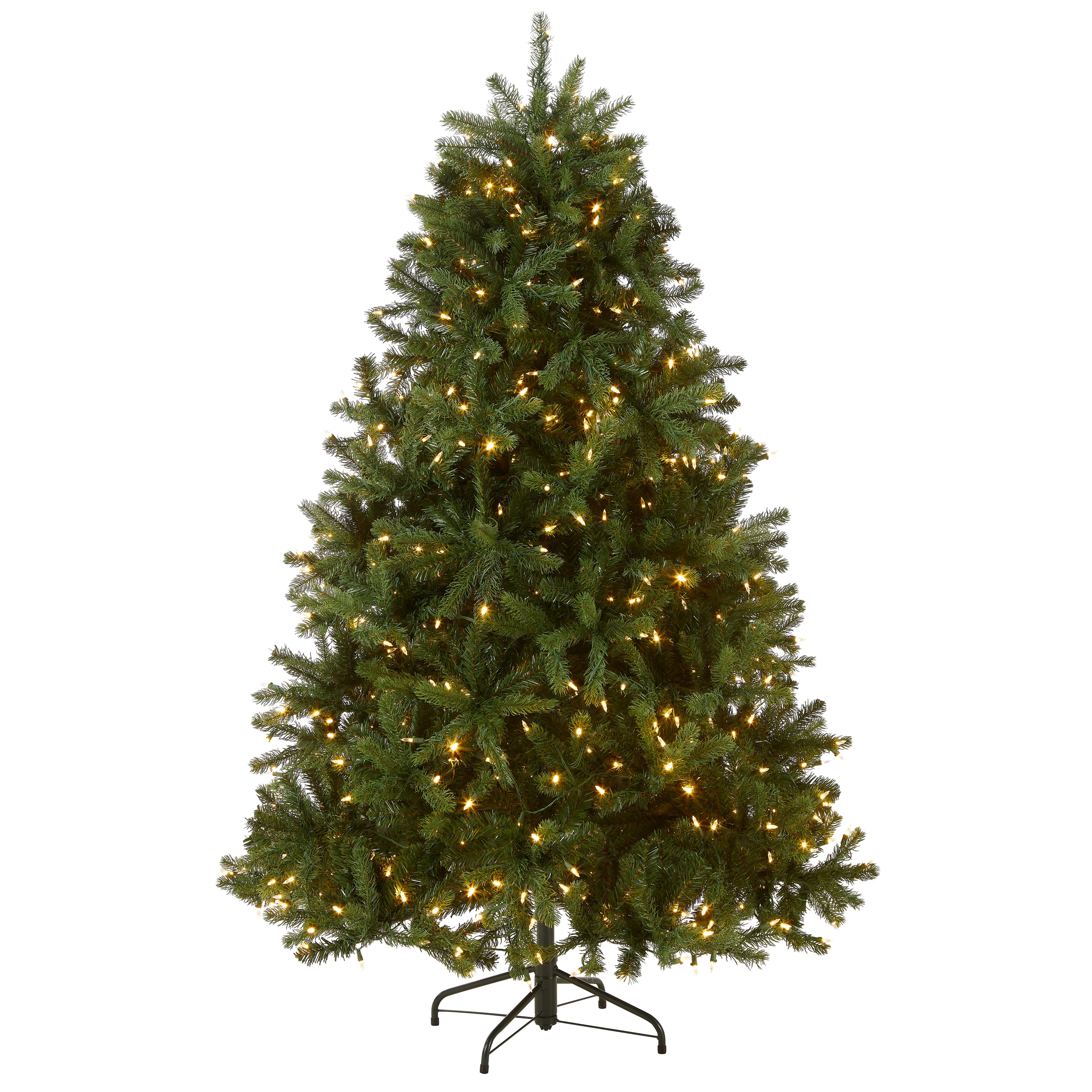National Tree Company 6-ft Spruce Pre-lit Artificial Christmas Tree with Multicolor LED Lights