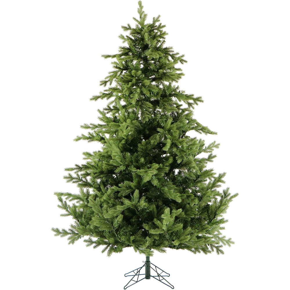 Fraser Hill Farm Unlit 9-ft Pine Artificial Christmas Tree