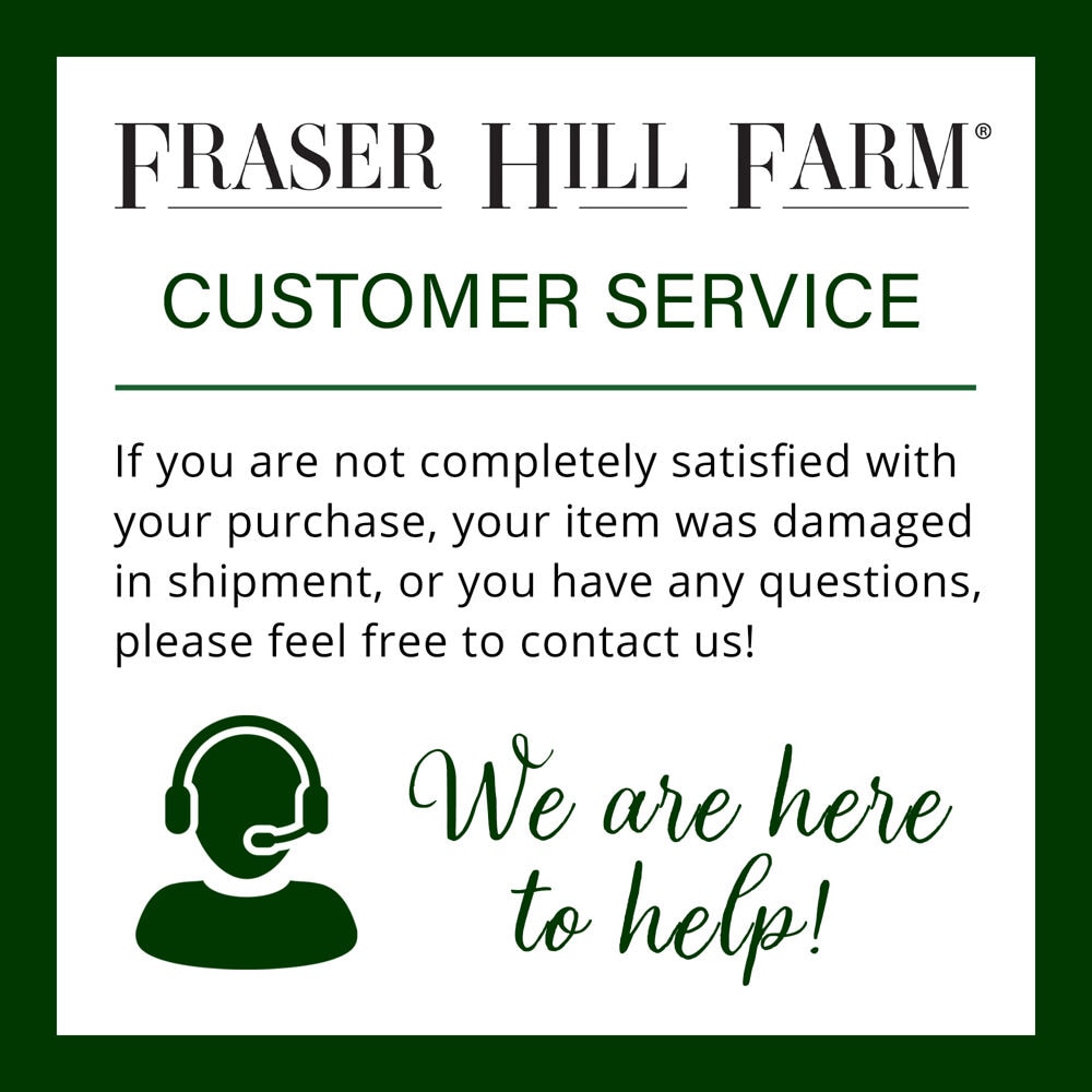 Fraser Hill Farm Unlit 9-ft Pine Artificial Christmas Tree