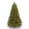 National Tree Company 6.5-ft Fraser fir Pre-lit Artificial Christmas Tree with White Incandescent Lights