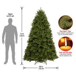 National Tree Company 7.5-ft Spruce Artificial Christmas Tree