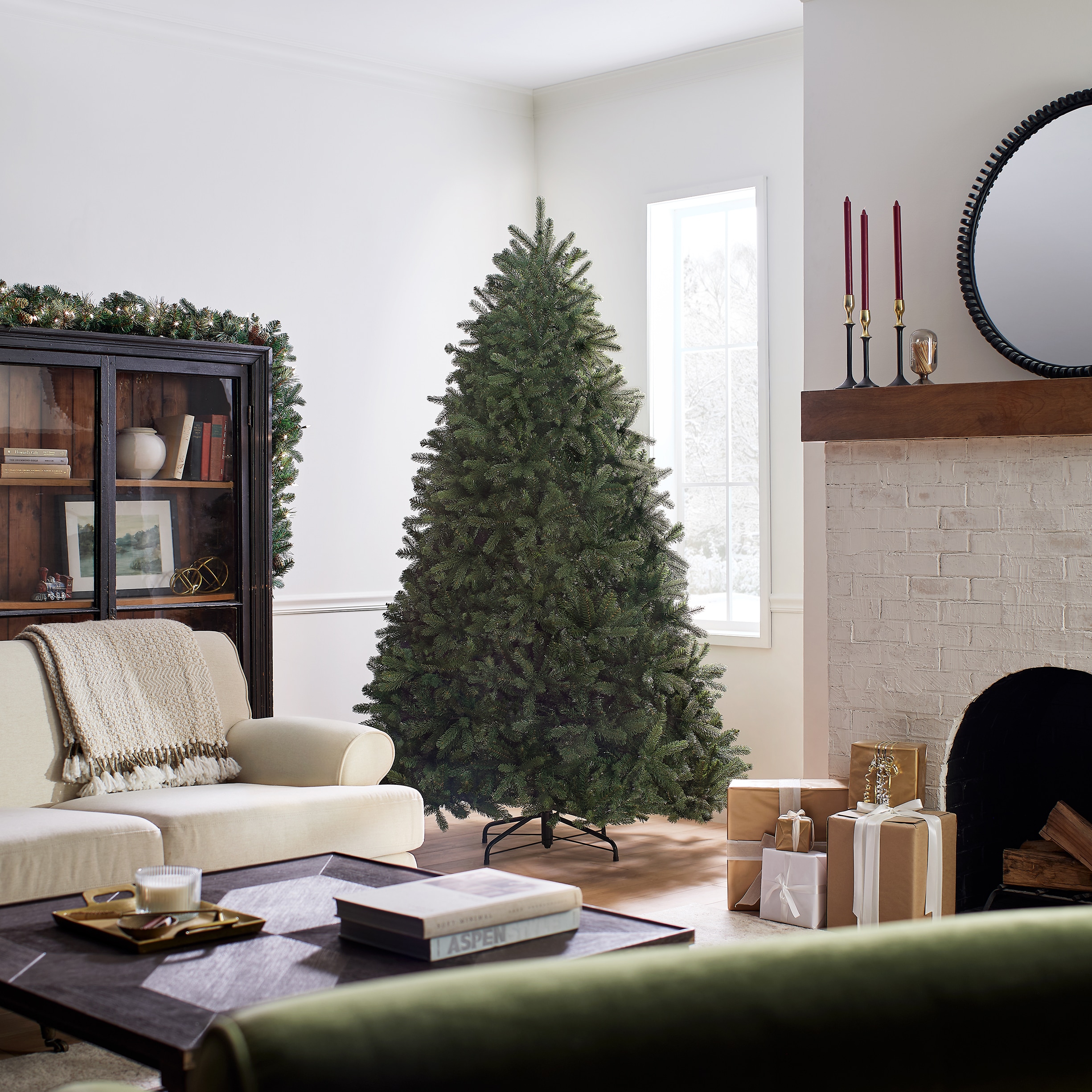 National Tree Company 7.5-ft Spruce Artificial Christmas Tree