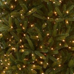 National Tree Company 7.5-ft Grand fir Pre-lit Artificial Christmas Tree with White Incandescent Lights
