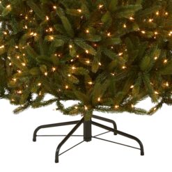 National Tree Company 7.5-ft Grand fir Pre-lit Artificial Christmas Tree with White Incandescent Lights